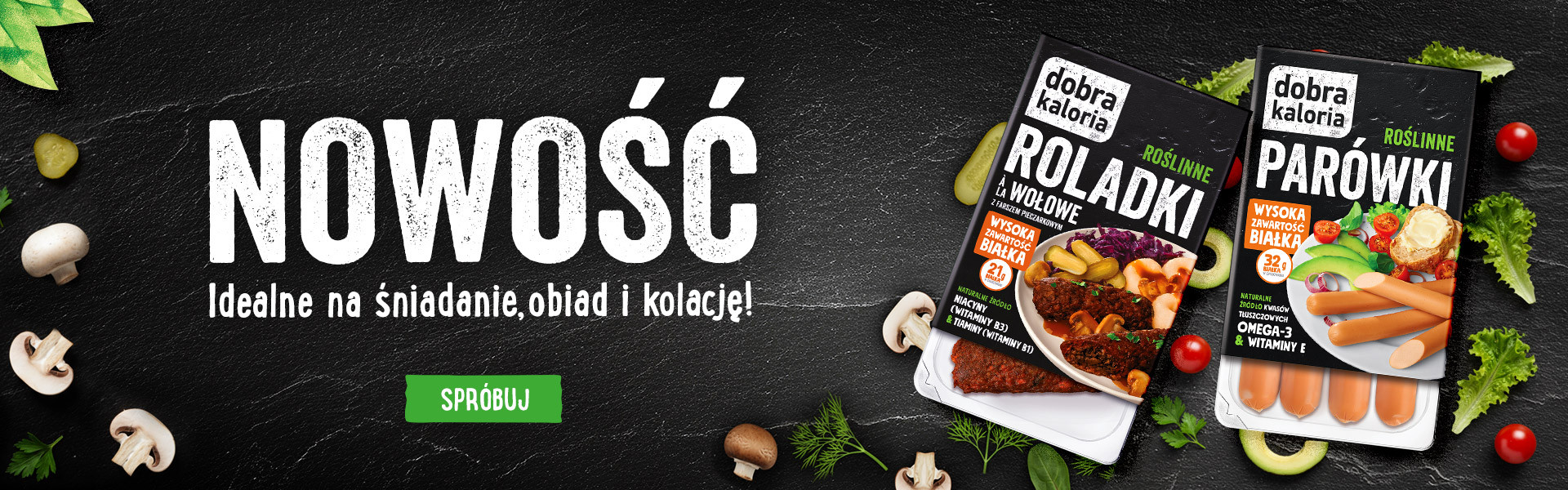 Dobra Kaloria Roladki i Parówki